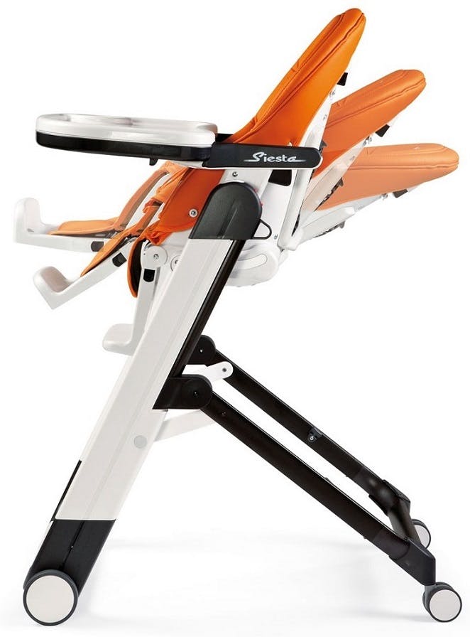 Chaise haute Siesta de Peg-Pérego - orange
