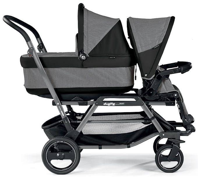 Poussette Double Peg Perego Duette Avec Volant Prix Poussette double Duette Piroet de Peg-Pérego | PARENTS.fr