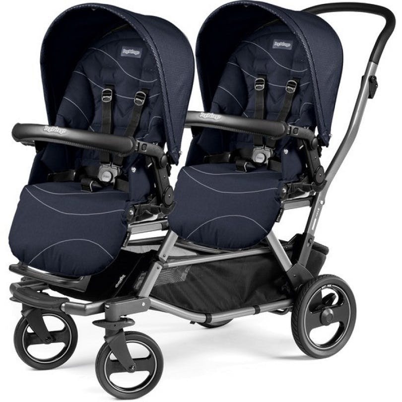Poussette Double Peg Perego Duette Avec Volant Prix Poussette double Duette Piroet de Peg-Pérego | PARENTS.fr