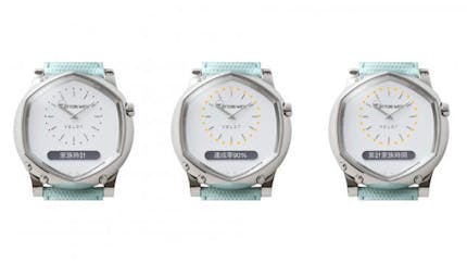 Tottori Watch, la montre qui calcule le temps que vous passez en famille.