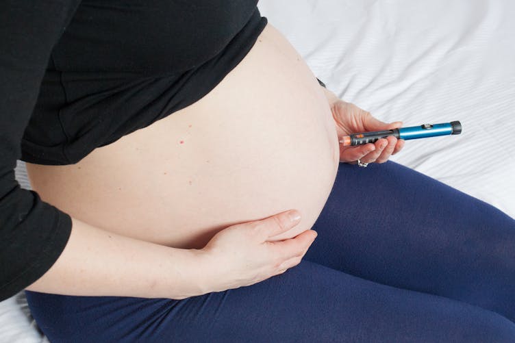 femme enceinte et piqûre d'insuline