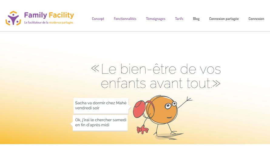 Family Facility home page du site web