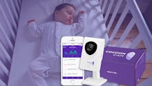 Cocoon Cam, le babyphone nouvelle génération qui surveille à la fois les mouvements et la respiration de bébé.