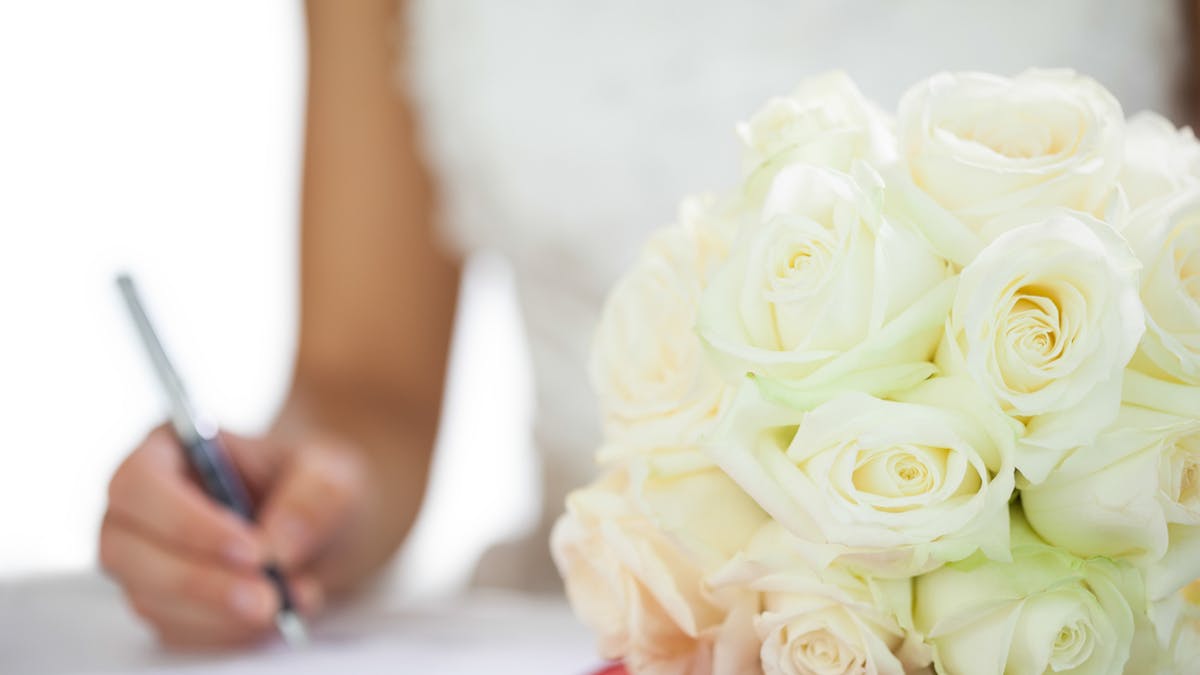 signature registre mariage