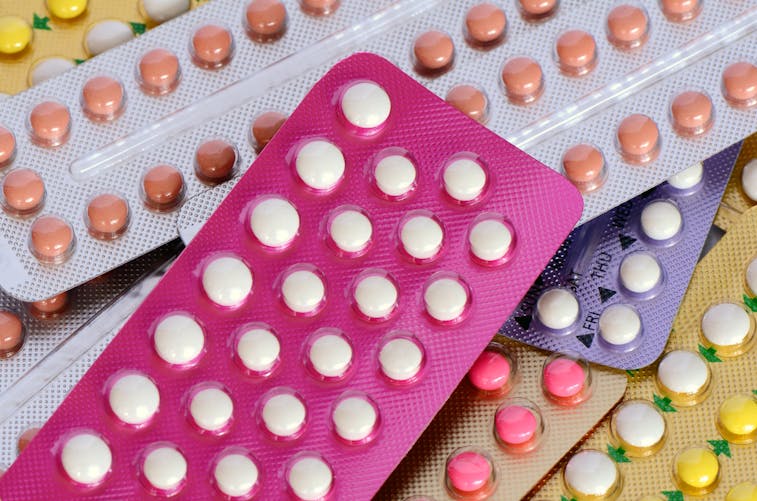 plaquettes de pilules contraceptives
