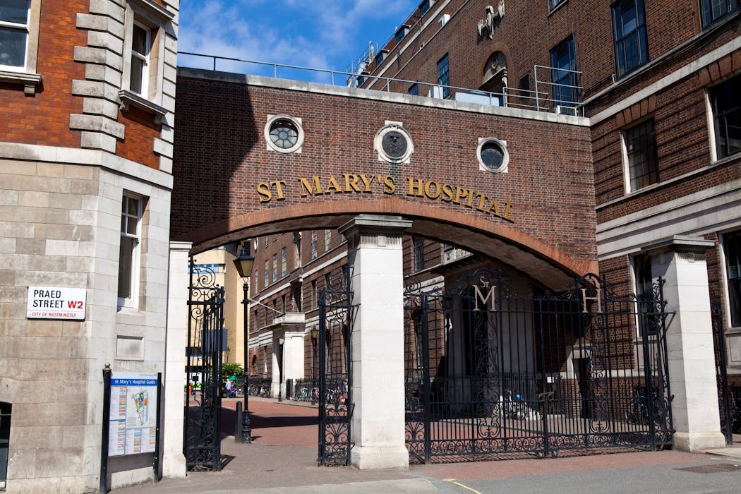 st Mary's hospital Londres