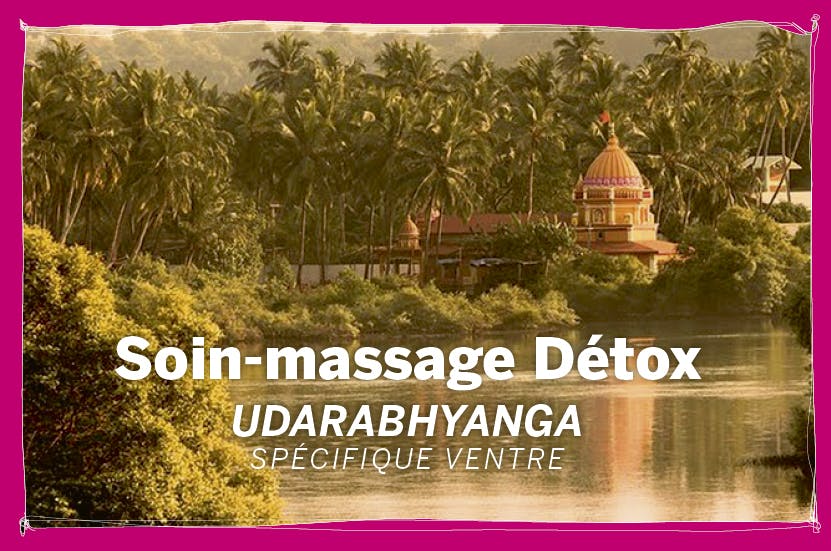 Soin-massage Détox Udarabhyanga, spécifique ventre