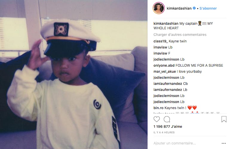 Le fils de Kim Kardashian : captain Saint !