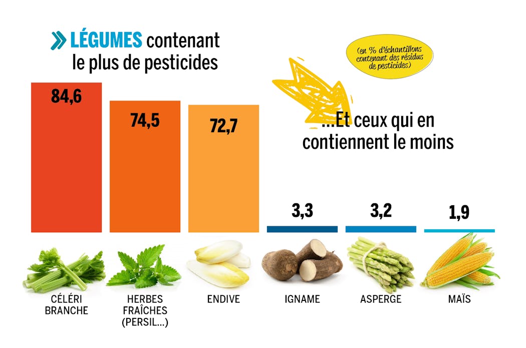 Pesticides : quels sont les fruits et légumes qui en contiennent le ...