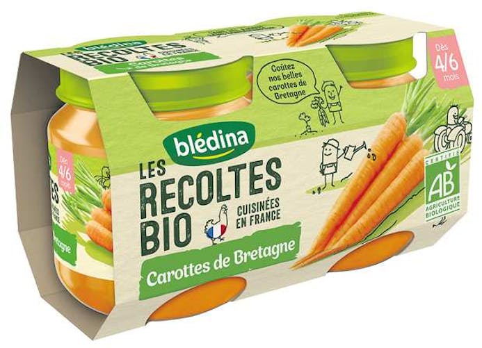 Petits pots bio carottes Blédina - Blédina
