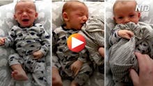 Un bébé cesse de pleurer dès que son père lui donne une chemise bien spéciale (vidéo)