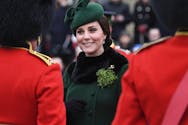 Kate Middleton enceinte et radieuse pour fêter la Saint-Patrick (photos)