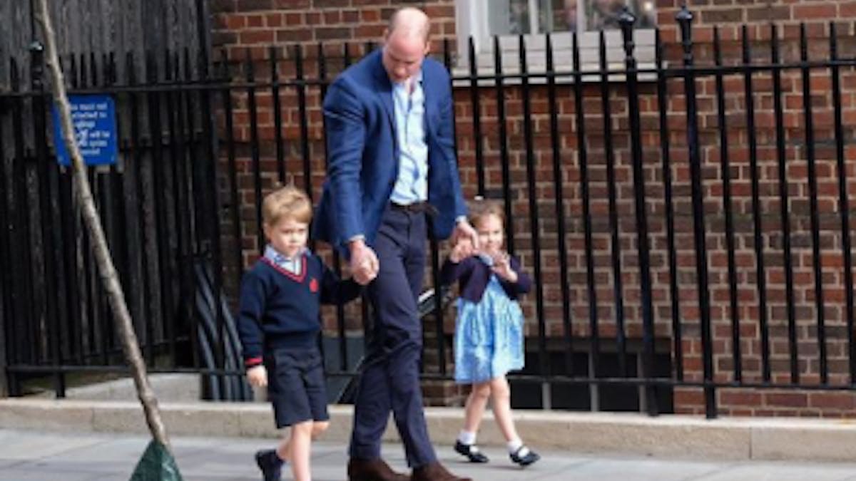 Prince William, prince George et princesse Charlotte