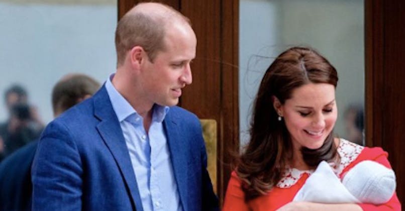 Le prince Louis, Kate Middleton et le Prince Charles