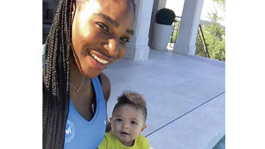 Serena Williams et son bébé