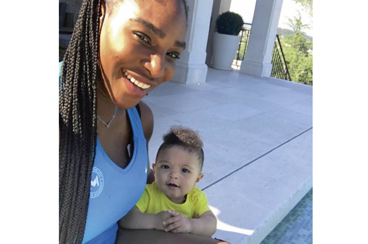 Serena Williams et son bébé