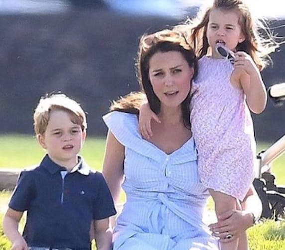 Kate Middleton, le prince George et la princesse Charlotte