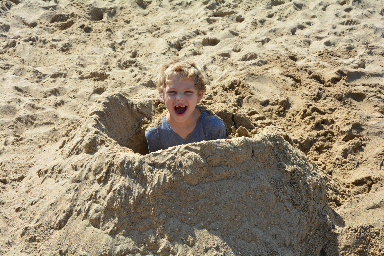 jeux de sable plage