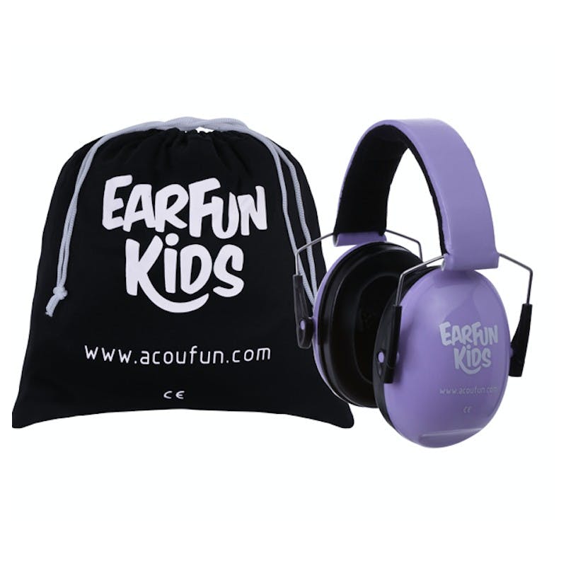 casque violet Earfun kids