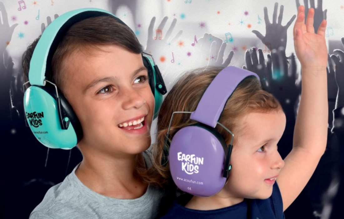 ACOUFUN Casque Anti-bruit pour Enfants EarFun Kids Parme