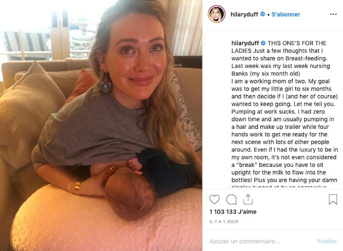 Hilary Duff se confie sur les difficultés du sevrage avec sa fille de 6 mois : courage !