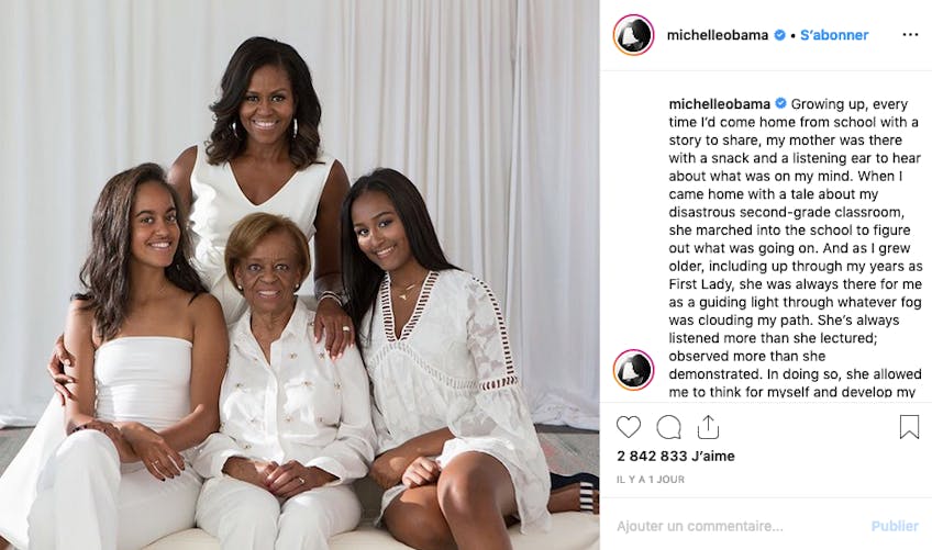 Michelle Obama : trois générations 