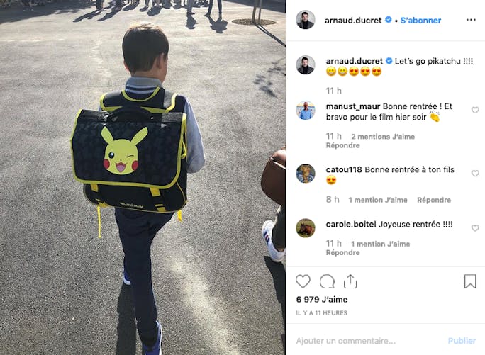 Arnaud Ducret : Pikachu veille sur son fils