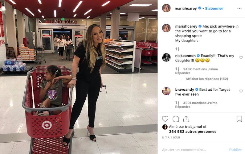 Mariah Carey, une maman (presque) comme les autres au supermarché 