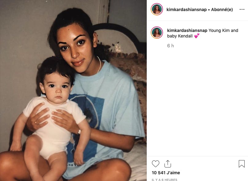 Kim Kardashian et sa petite soeur... Kendall Jenner !