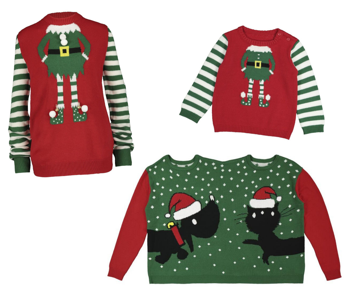 pull lutin de noel
