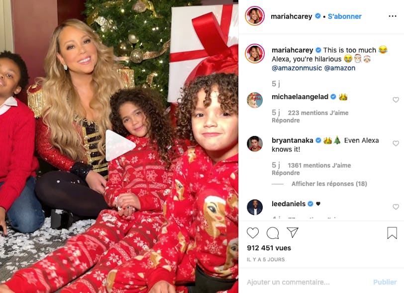 Mariah Carey : all I want for Christmas...