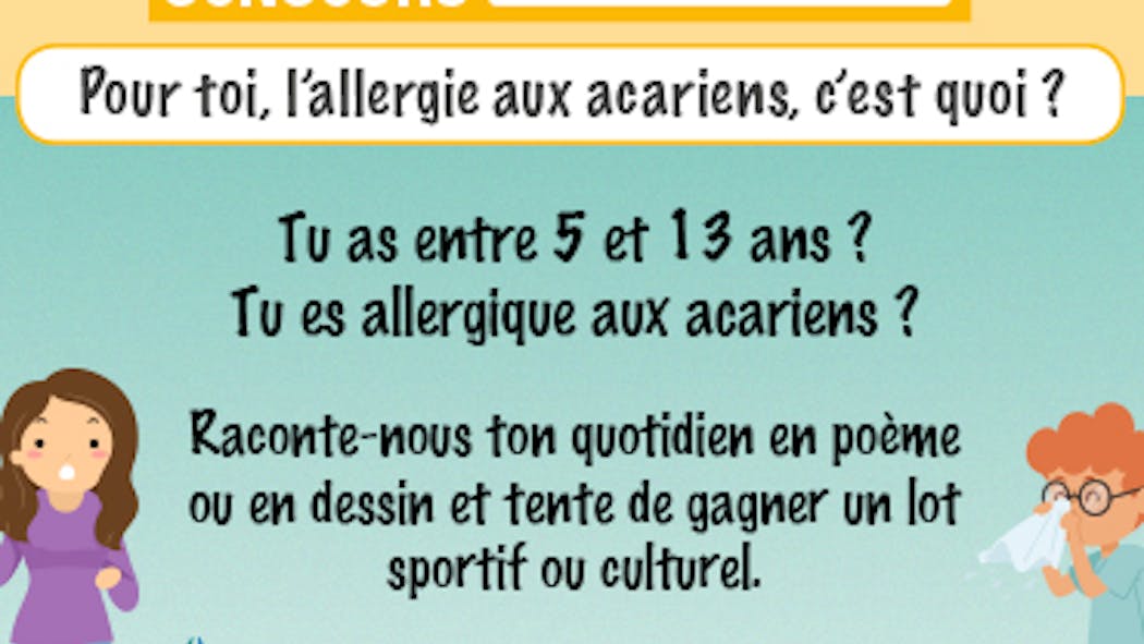 Allergie Aux Acariens Un Concours Destine Aux Enfants Parents Fr Allergie Aux Acariens Un Concours Destine Aux Enfants Parents Fr