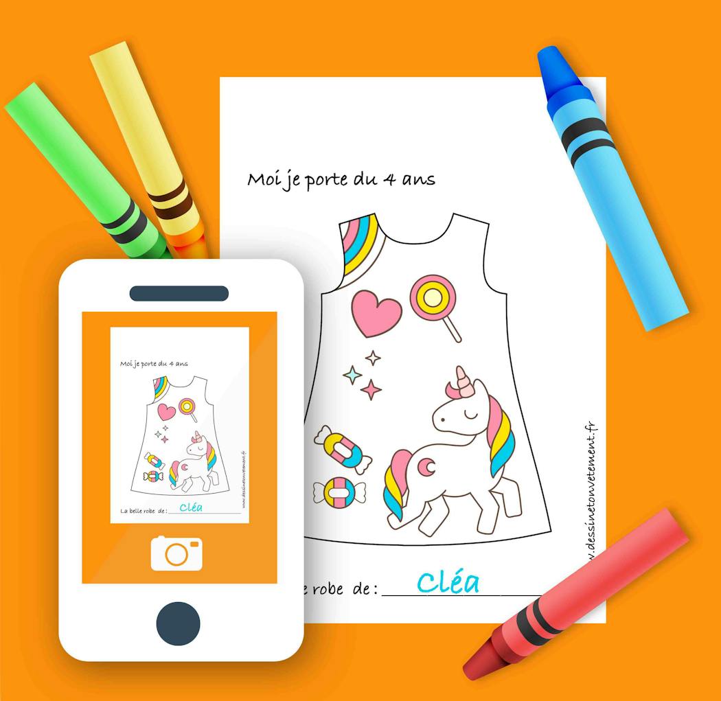 Création de la robe Dessine Ton Vêtement