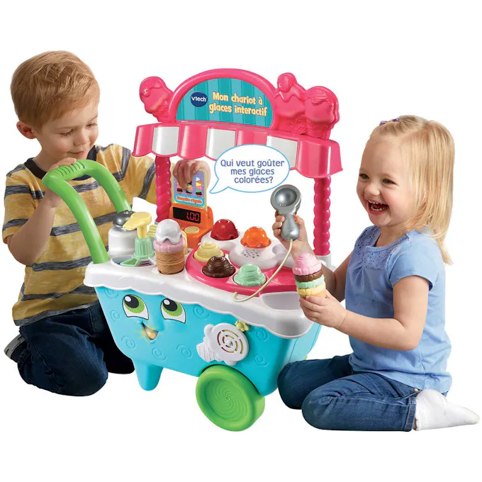 Mon chariot Ă glaces interactif de VTECH | PARENTS.fr chariot vtech