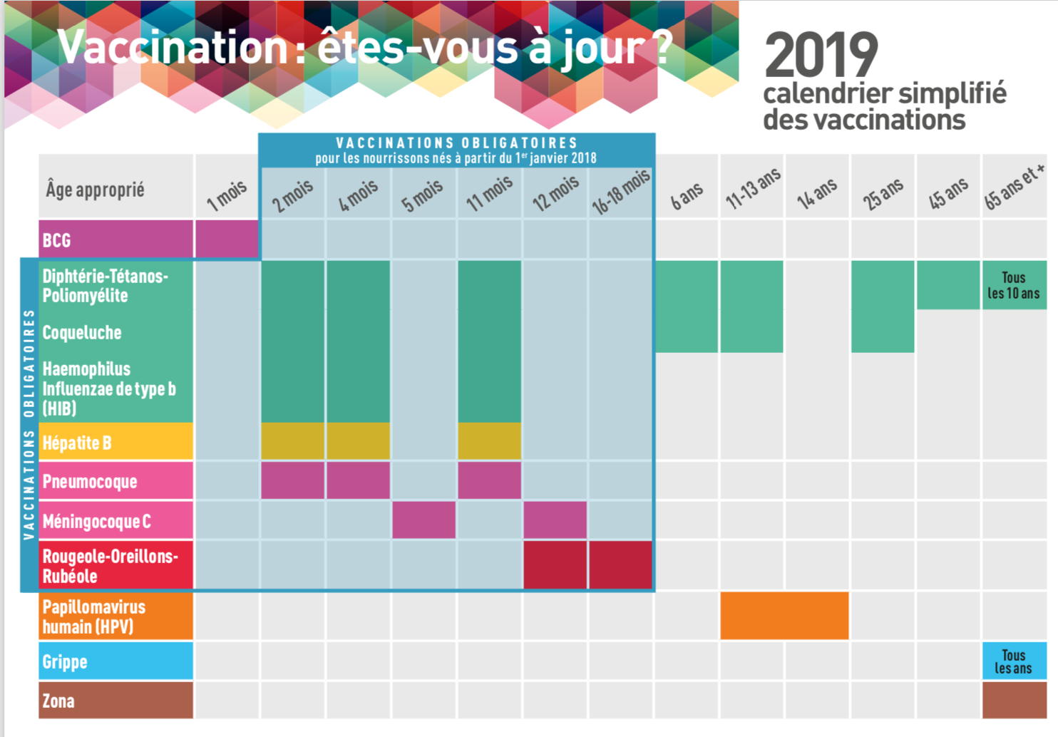 Calendrier Vaccinal De Bébé : Tous Les Vaccins Obligatoires | PARENTS.fr