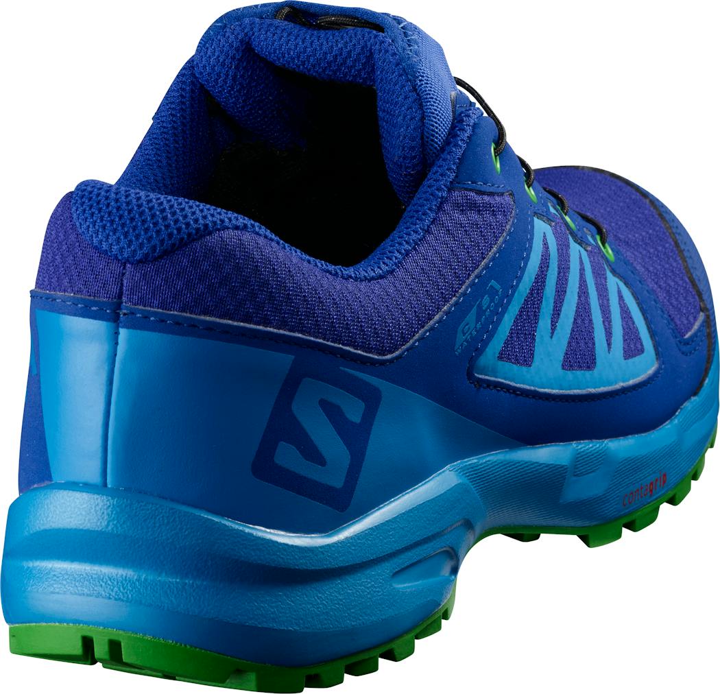 chaussures de sport Salomon enfant bleu