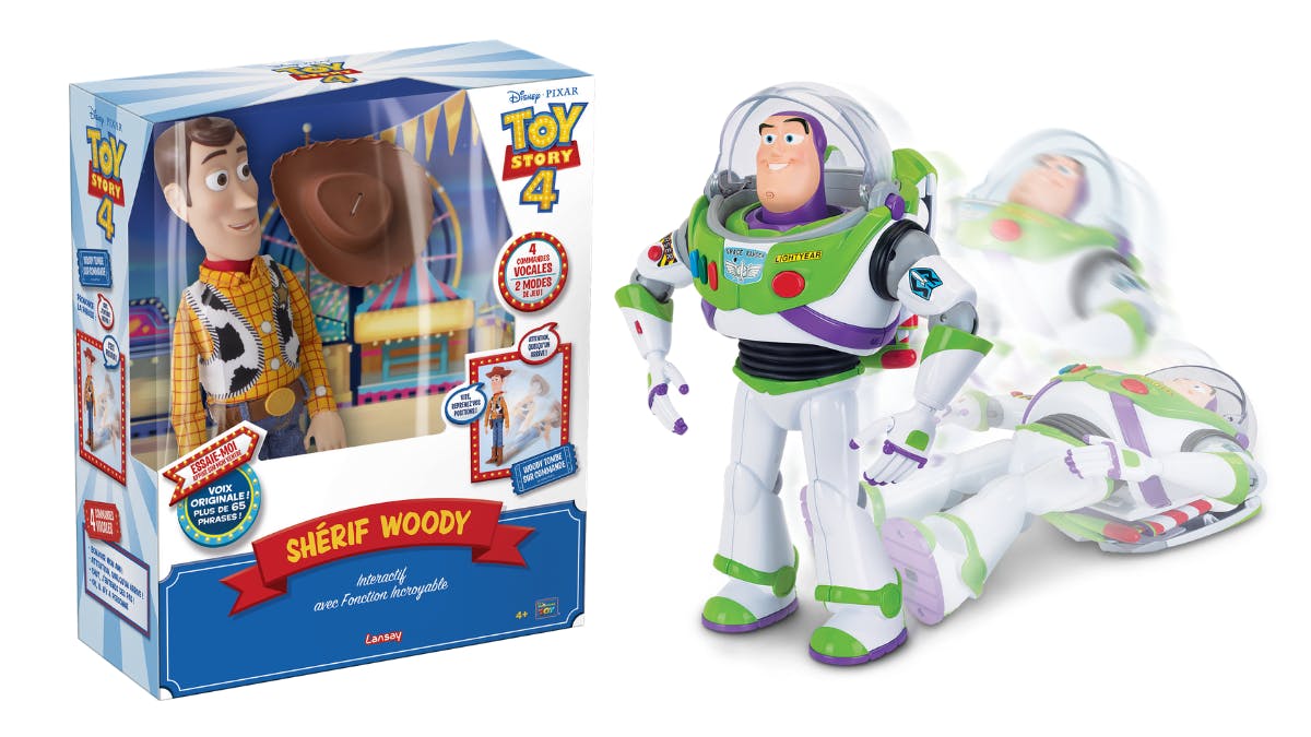 Toy Story 4 - Woody Personnage Parlant - Dès 4 ans - Lansay : :  Jeux et Jouets