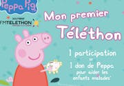 Peppa Pig participe au Téléthon