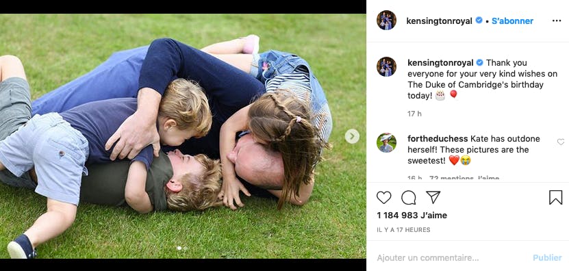 Le prince Harry croulant sous ses trois enfants