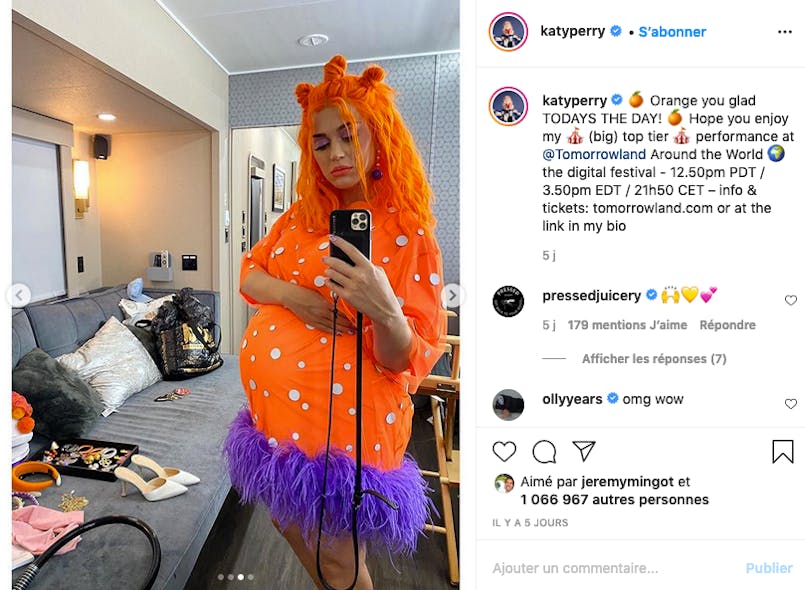 Katy Perry voit orange
