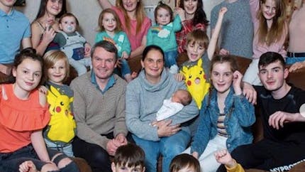 Naissance : la plus grande famille d’Angleterre vient d’accueillir son 22e enfant !