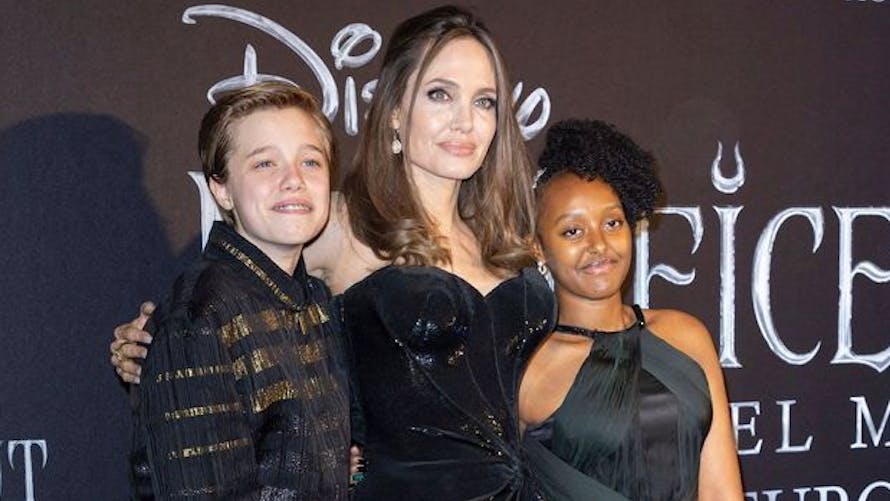 Angelina jolie et ses enfants