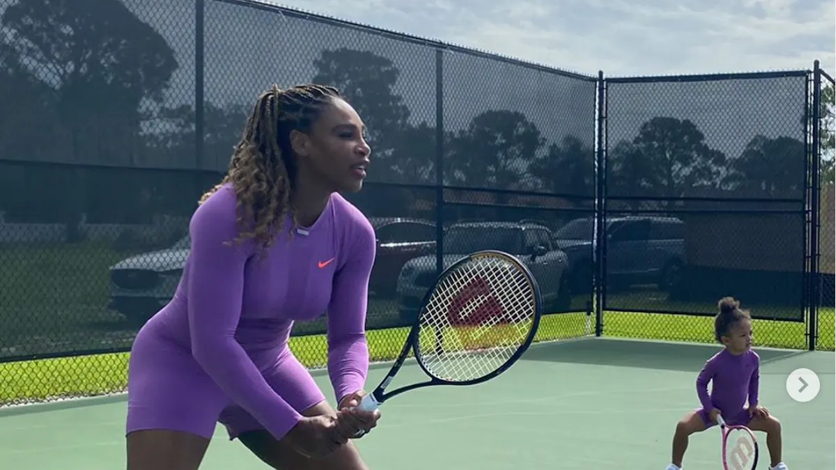 Serena Williams Sa Fille Olympia Est Sa Meilleure Supportrice Parents Fr Serena Williams Sa Fille Olympia Est Sa Meilleure Supportrice Parents Fr