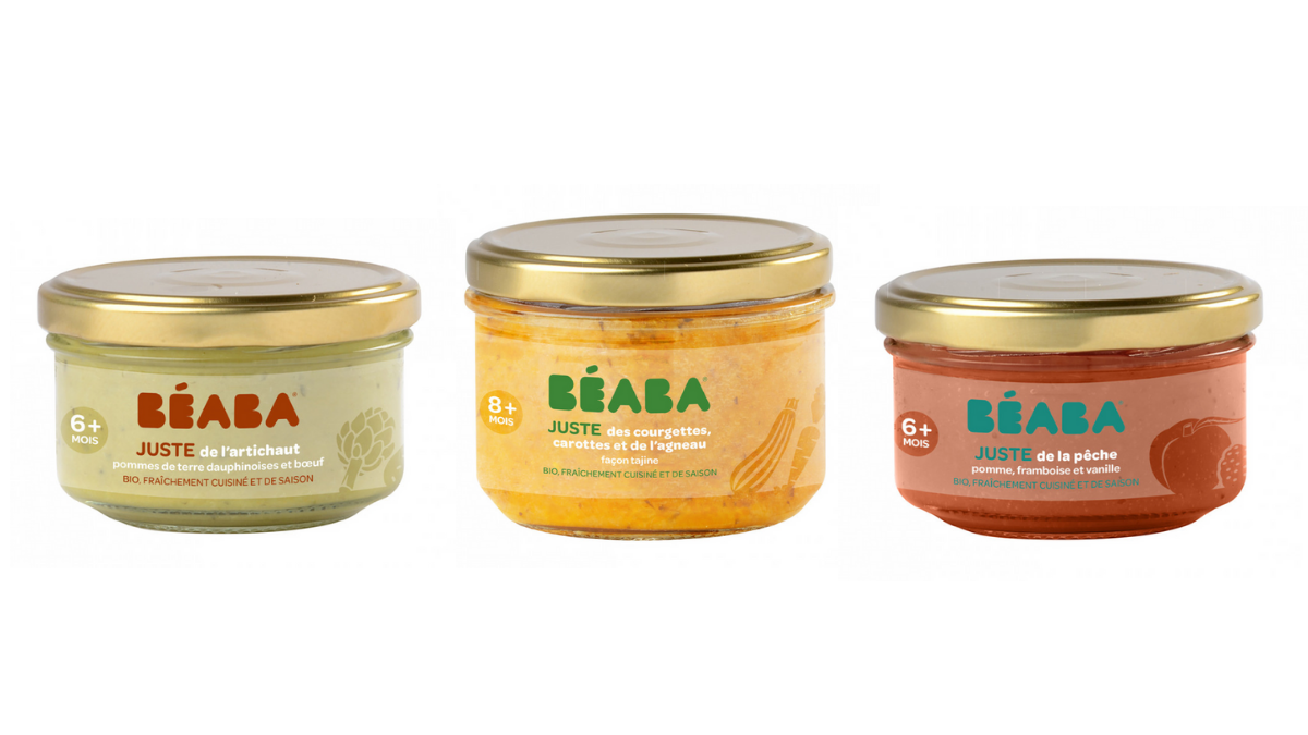 Beaba Lance Une Nouvelle Gamme De Petits Pots Pour Bebes Sous La Marque Juste Parents Fr