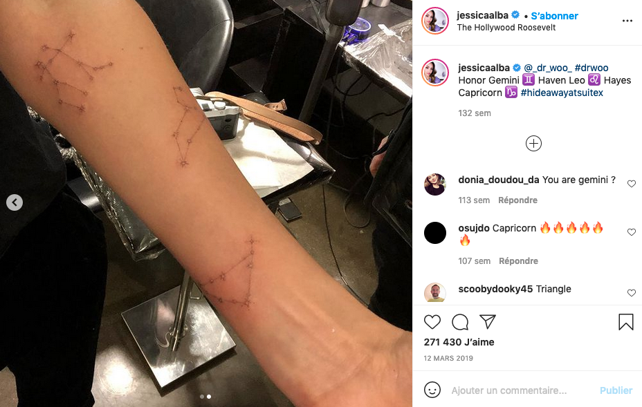 Les Tatouages Des Stars En Hommage A Leurs Enfants Parents Fr