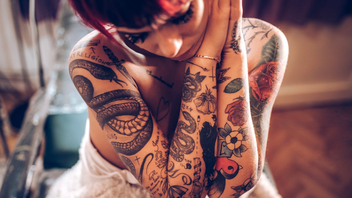 femme tatouée