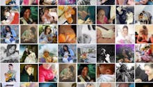 Des photos pour soutenir Maylis, giflée pour avoir allaité son bébé en public