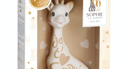 Jouets : découvrez le nouveau motif de Sophie la Girafe pour ses 60 ans 