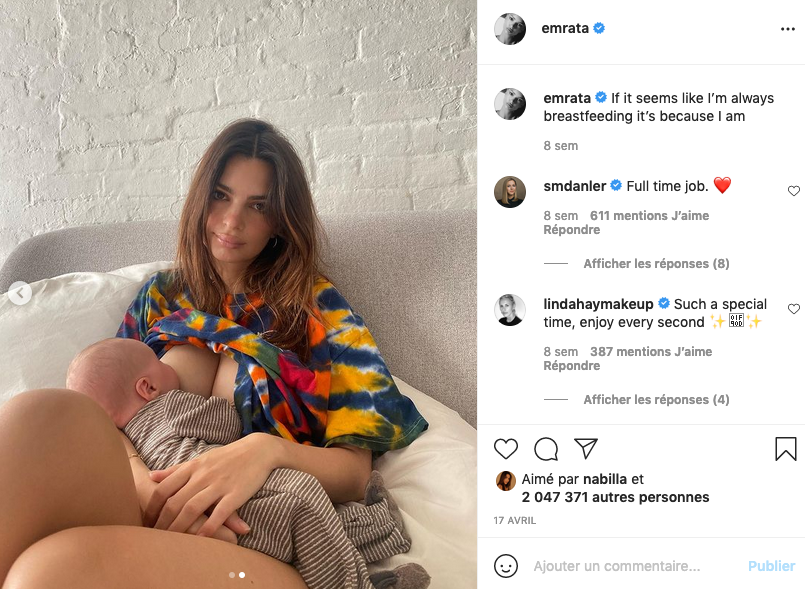 Marion Cotillard Shy M Emily Ratajkowski Ces Stars Qui Allaitent Leur Bebe Parents Fr