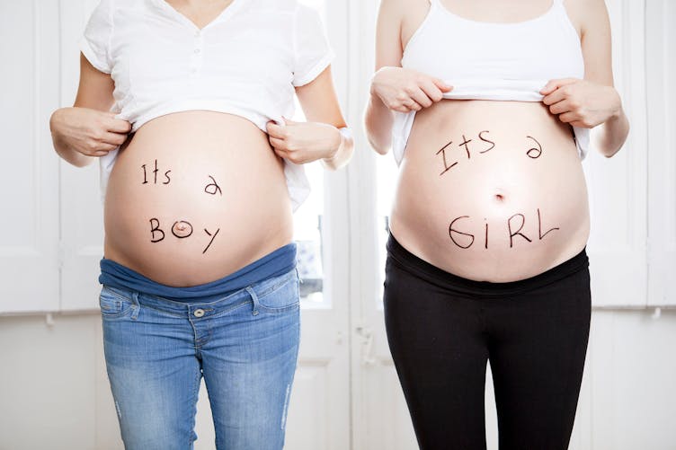 femme enceinte fille ou garçon